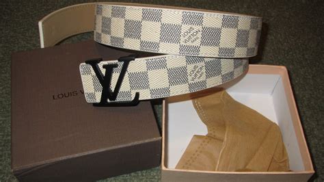 louis vuitton damier azur belt replica|louis vuitton suede belt.